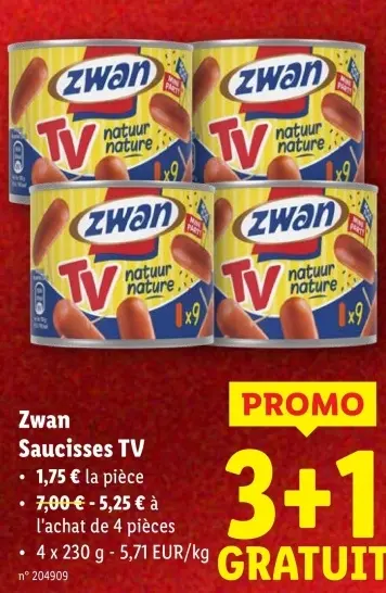 Offre: Saucisses TV
