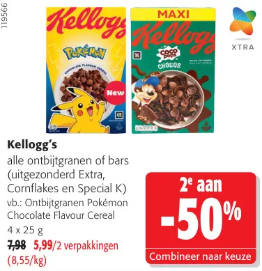 Promotie: Kellogg's Ontbijtgranen Of Bars