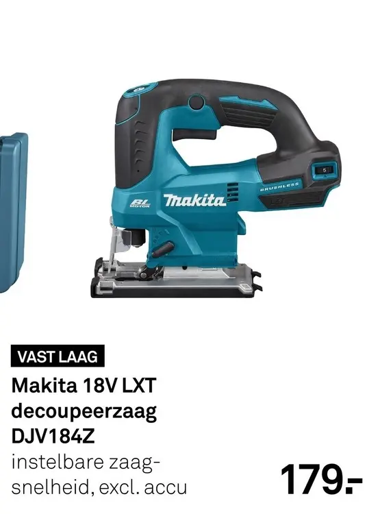 Aanbieding: Makita 18V LXT decoupeerzaag DJV184Z
