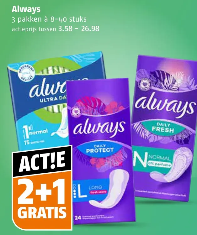 Aanbieding: Always