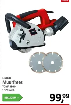 Aanbieding: Muurfrees