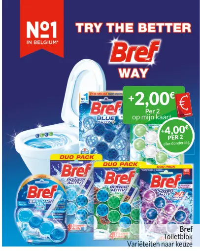 Promotie: Bref Toiletblok