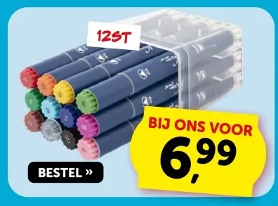 Aanbieding: Markers 12 stuks