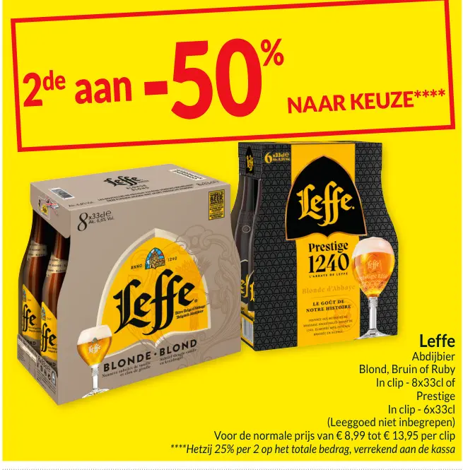 Promotie: Leffe Abdijbier