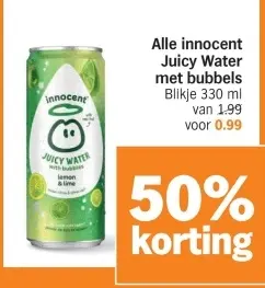 Aanbieding: Juicy Water met bubbels