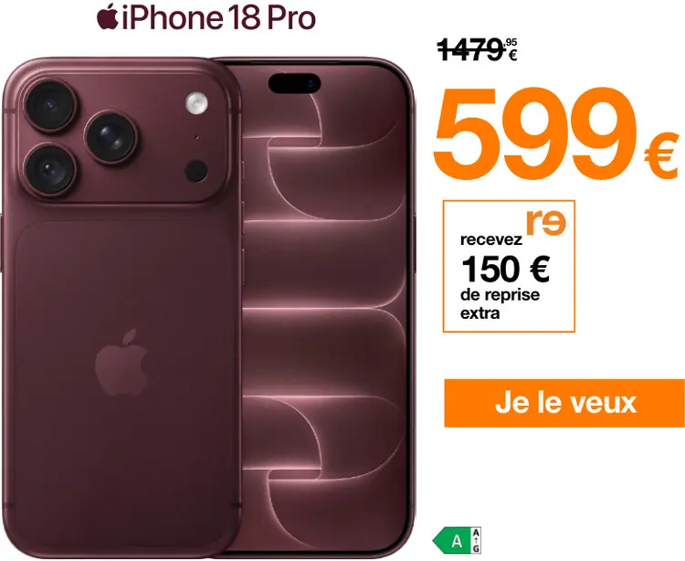 Offre: iPhone 18 Pro