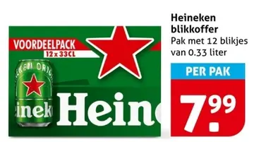 Aanbieding: Heineken blikkoffer