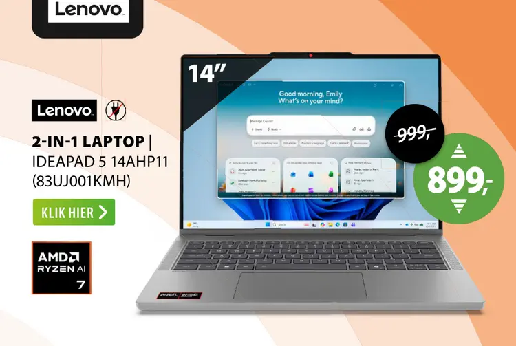 Aanbieding: 2-in-1 laptop ideapad 5 14ahp11