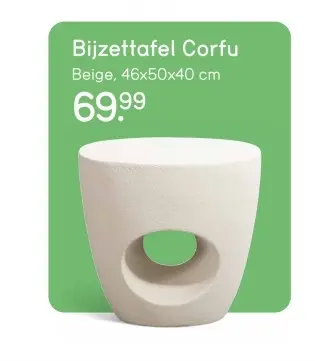 Aanbieding: Bijzettafel Corfu