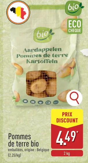 Offre: Pommes de terre bio