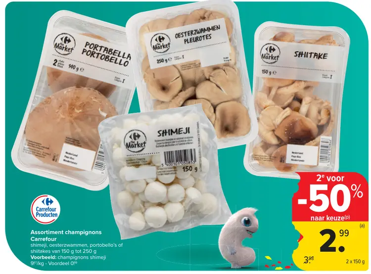 Aanbieding: Assortiment champignons