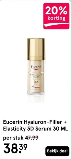 Aanbieding: Hyaluron-Filler + Elasticity 3D Serum