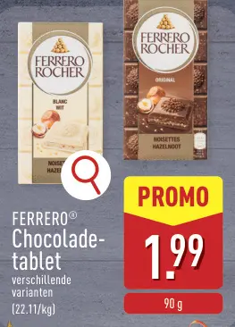 Aanbieding: Chocoladetablet
