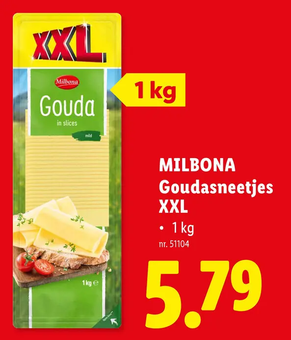 Promotie: Gouda in slices