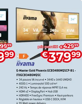 Offre: G-Master Gold Phoenix GCB3486WQSCP-B1-ITIIGCB