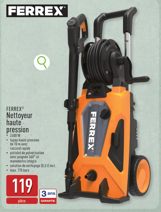 Offre: Nettoyeur haute pression