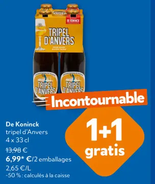 Offre: De Koninck tripel d'Anvers