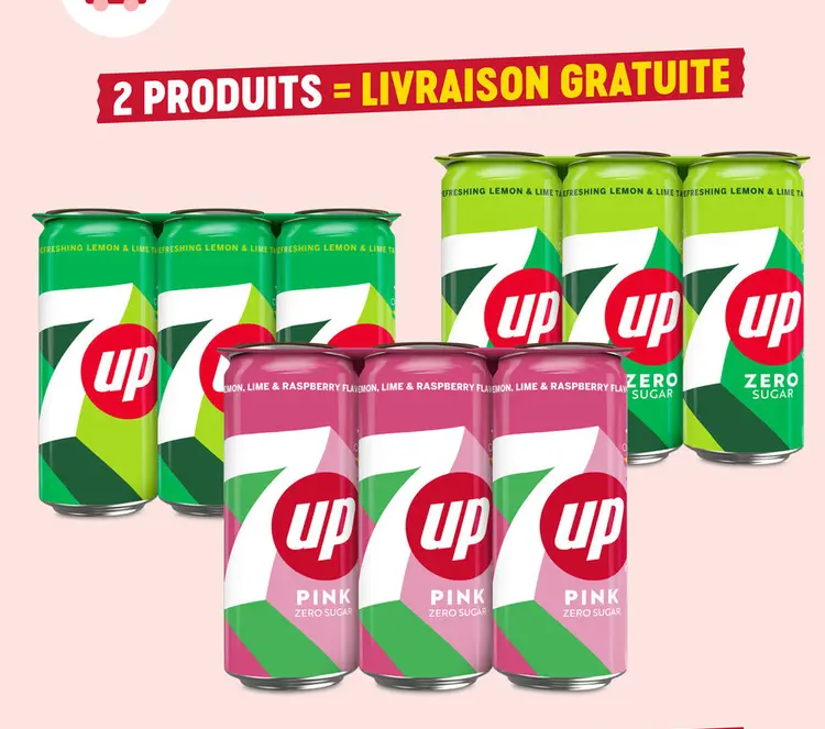 Offre: 7UP Zero Sugar