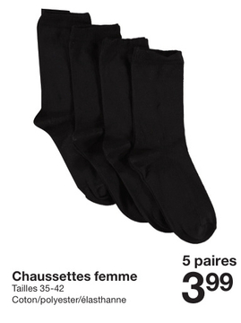 Offre: Chaussettes femme