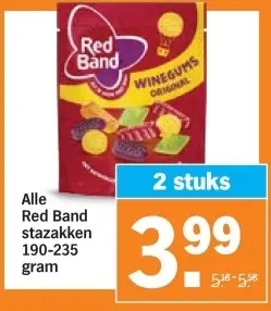 Aanbieding: Alle Red Band stazakken
