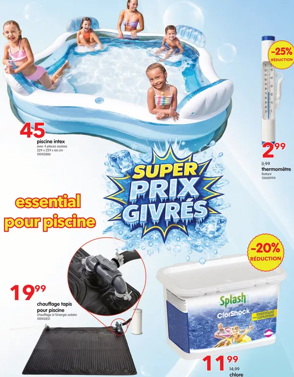 Offre: piscine intex