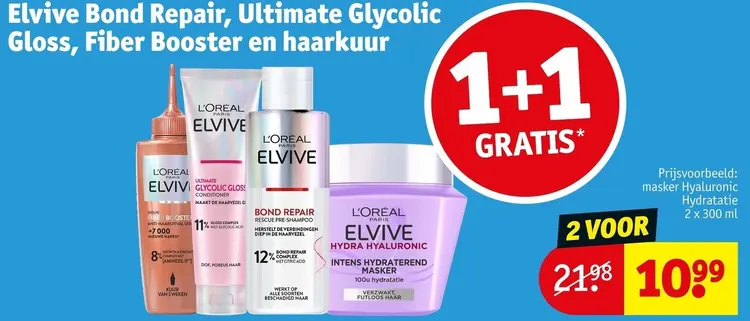 Aanbieding: Bond Repair, Ultimate Glycolic Gloss, Fiber Booster en haarkuur