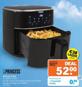 Aanbieding: Airfryer 8 liter
