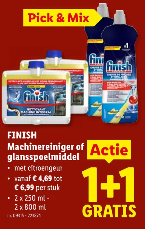 Promotie: Machinereiniger of glansspoelmiddel