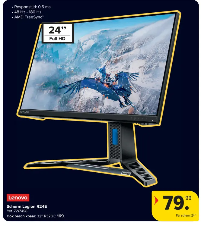 Promotie: Scherm Legion R24E