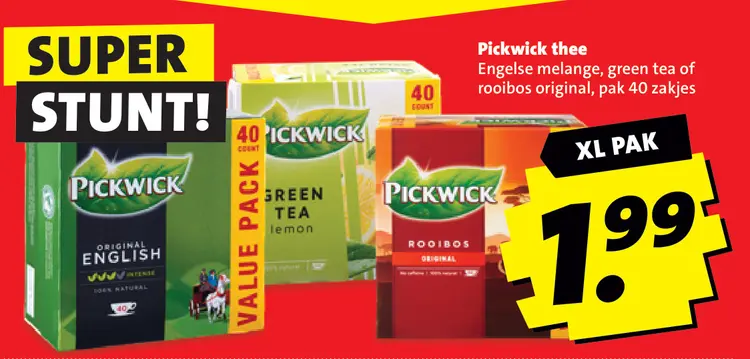 Aanbieding: Pickwick thee