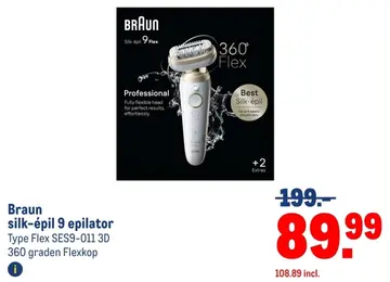 Aanbieding: Braun silk-épil 9 epilator