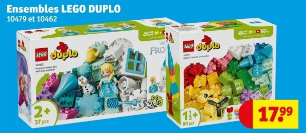 Offre: Ensembles LEGO DUPLO 10479 et 10462