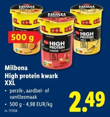 Promotie: High protein kwark XXL