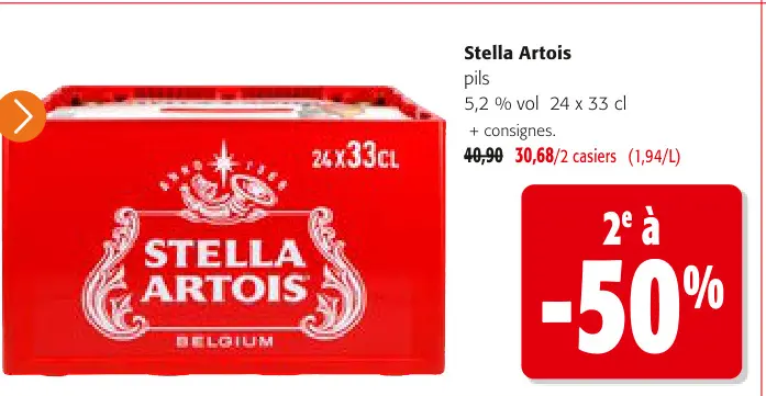 Offre: Stella Artois
