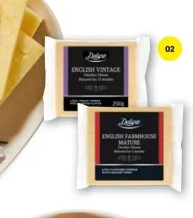 Offre: English Vintage Cheddar Cheese / English Farm