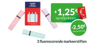 Promotie: fluorescerende markeerstiften