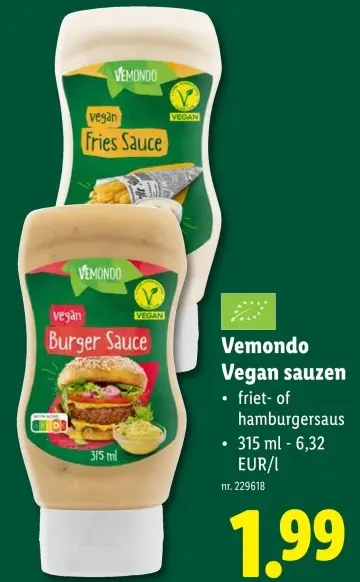 Promotie: Vegan sauzen