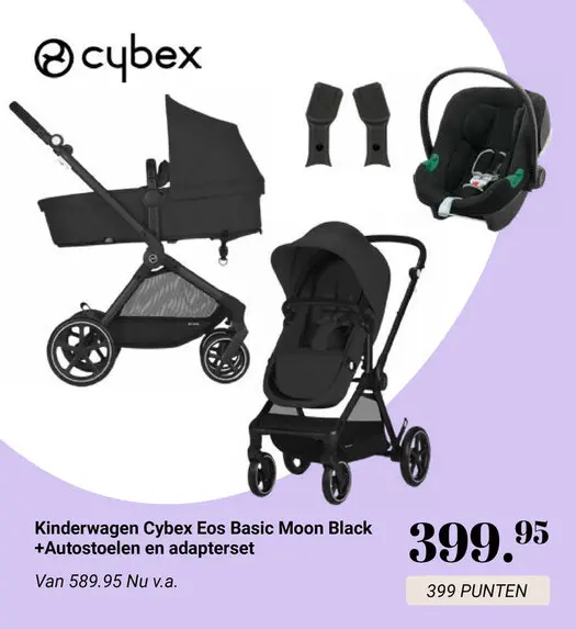 Aanbieding: Kinderwagen Cybex Eos Basic Moon Black