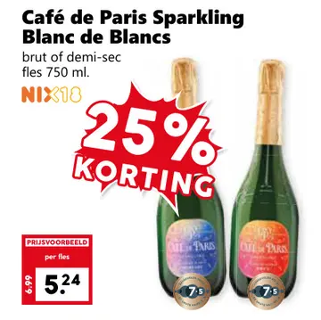 Aanbieding: Café de Paris Sparkling Blanc de Blancs