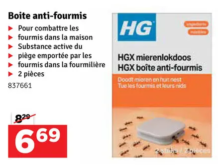 Offre: Boite anti-fourmis