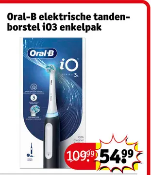 Aanbieding: Oral-B elektrische tandenborstel iO3 enkelpak