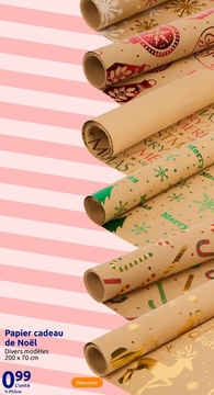 Offre: Papier cadeau kraft