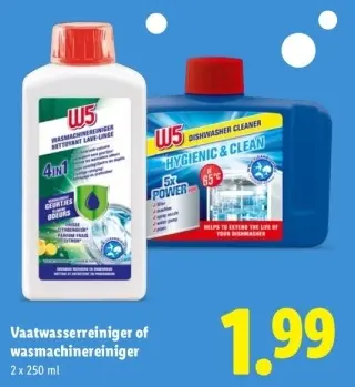 Aanbieding: Vaatwasserreiniger of wasmachinereiniger