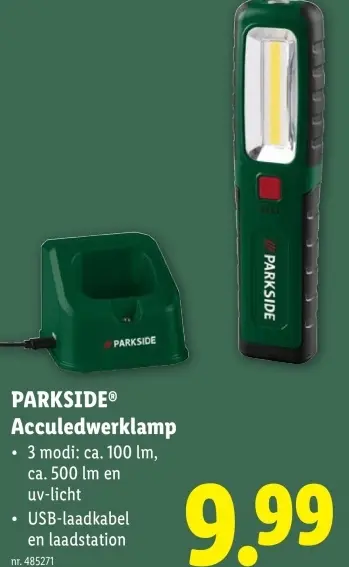 Promotie: Acculedwerklamp