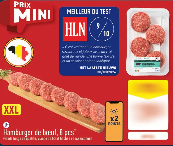 Offre: Hamburger de bœuf