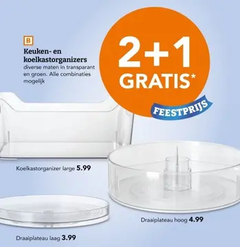 Aanbieding: Keuken- en koelkastorganizers
