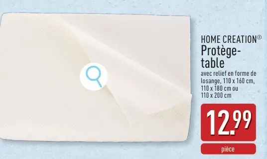Offre: Protège-table