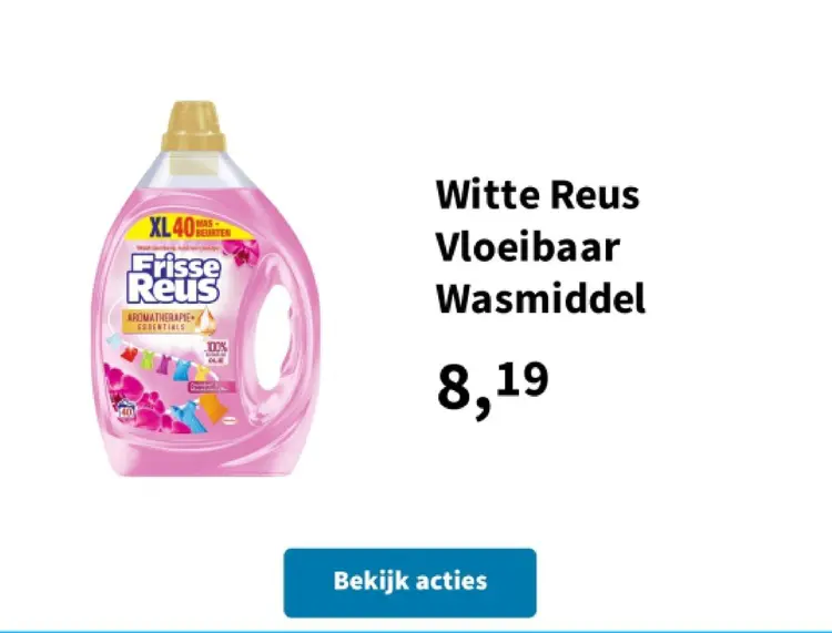 Promotie: Witte Reus Vloeibaar Wasmiddel