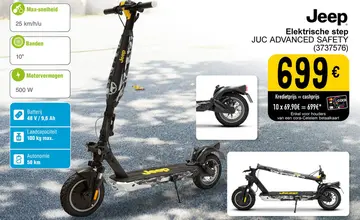 Aanbieding: Elektrische step JUC ADVANCED SAFETY
