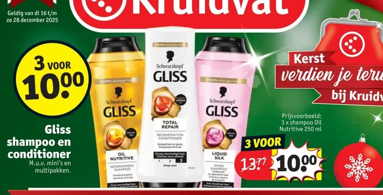 Promotie: Gliss shampoo en conditioner